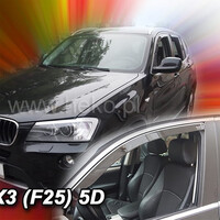 ΑΝΕΜ.11151 . BMW X3 F25 5D 2010-2017 ΖΕΥΓΑΡΙ ΑΝΕΜΟΘΡΑΥΣΤΕΣ ΑΠΟ ΕΥΚΑΜΠΤΟ ΦΙΜΕ ΠΛΑΣΤΙΚΟ HEKO - 2 ΤΕΜ.
