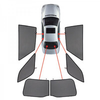 PVC.HYU-I30-5-B . HYUNDAI i30 5p 3/12+ ΚΟΥΡΤΙΝΑΚΙΑ ΜΑΡΚΕ CAR SHADES - 6 ΤΕΜ.