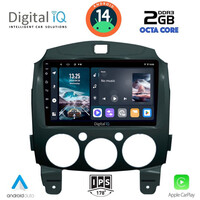 DIGITAL IQ RTG 4361_CPA (9inc) MULTIMEDIA TABLET for MAZDA 2  mod. 2007-2014