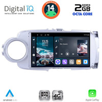 DIGITAL IQ RTG 4737SL_CPA (9inc) MULTIMEDIA TABLET for TOYOTA YARIS mod. 2011-2015 (SILVER)
