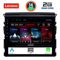 LENOVO LVD 2725_CPA (9inc) MULTIMEDIA TABLET for TOYOTA LANDCRUISER mod. 2016-2019