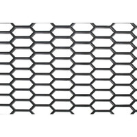 L0460.8 . Σίτα Πλαστική - Μαύρη Μεγάλη Κυψελωτή LARGE 15x35mm 120x40cm