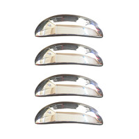 ΧΠ.6903120/SD . PEUGEOT 206 HB 5D /SEDAN /SW 98-12 ΧΕΡΟΥΛΙΑ ΠΟΡΤΑΣ ΧΡΩΜΙΟ ΜΕΤΑΛΛΙΚΑ 4ΠΟΡΤΕΣ 4ΤΕΜ
