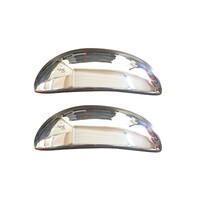 ΧΠ.7503121/SD . TOYOTA AYGO HB 3D 2005+ ΧΕΡΟΥΛΙΑ ΠΟΡΤΑΣ ΧΡΩΜΙΟ ΜΕΤΑΛΛΙΚΑ 2ΠΟΡΤΕΣ 2ΤΕΜ