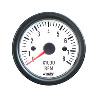 ΟΡΓ/TM/W . ΣΤΡΟΦΟΜΕΤΡΟ ΛΕΥΚΟ 52mm 2 INCH WHITE LINE