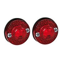 L9892.7 . Φώτα Ογκου Φορτηγού 24V 1 Led 2τεμ Κόκκινα R-14