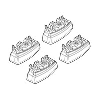 N21130 . MERCEDES C-KLAS 02/07+ KIT ΑΚΡΑ (ΠΟΔΙΑ) ΓΙΑ ΜΠΑΡΕΣ NORDRIVE
