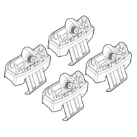 N21146 . HYUNDAI ix20 11/10+ KIT ΑΚΡΑ (ΠΟΔΙΑ) ΓΙΑ ΜΠΑΡΕΣ NORDRIVE