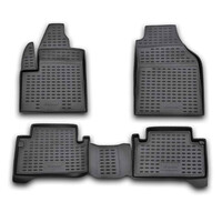 1571892G/NV . FORD TRANSIT CONNECT 06/2002-2014 ΜΑΡΚΕ ΠΑΤΑΚΙΑ ΣΕ ΣΚΑΦΗ TPE ΛΑΣΤΙΧΟ ΣΕ ΑΝΘΡΑΚΙ ΣΚΟΥΡΟ ΓΚΡΙ ΧΡΩΜΑ NOVLINE - 4 ΤΕΜ.