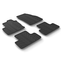L2447.5 . LANDROVER EVOQUE 3D / 5D 04/2011-09/2018 / EVOQUE CABRIO 04/2016-12/2018 ΜΑΡΚΕ ΠΑΤΑΚΙΑ SUMISURA ΛΑΣΤΙΧΟ ΣΕ ΜΑΥΡΟ ΧΡΩΜΑ ME ΚΟΥΜΠΩΜΑΤΑ LAMPA - 4 ΤΕΜ.