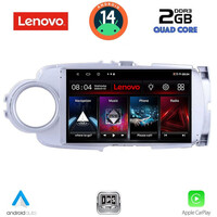 LENOVO LVD 2737SL_CPA (9inc) MULTIMEDIA TABLET for TOYOTA YARIS mod. 2011-2015 (SILVER)