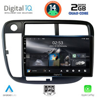 DIGITAL IQ RSB 1186_CPA CLIMA (9inc) MULTIMEDIA TABLET for HONDA CIVIC mod. 1995-2001