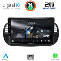 DIGITAL IQ RSB 1130BL_CPA (9inc) MULTIMEDIA TABLET for FIAT 500 mod. 2007-2015 (BLACK)