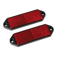 L2052.2 . ΑΝΤΑΝΑΚΛΑΣΤΙΚΑ ΚΟΚΚΙΝΑ EURO-NORM 90x35mm 2ΤΕΜ