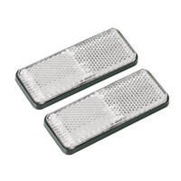 L2053.9 . ΑΝΤΑΝΑΚΛΑΣΤΙΚΑ ΛΕΥΚΑ EURO-NORM 90x35mm 2ΤΕΜ