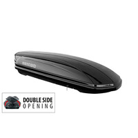 3540/MB . ΜΠΑΓΚΑΖΙΕΡΑ ΟΡΟΦΗΣ MANIA 460 DUO BLACK (ΜΑΥΡΗ/ΓΥΑΛΙΣΤΕΡΗ) MENABO