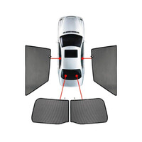 PVC.AR-MITO-3-A . ALFA ROMEO MITO 3D 2009+ ΚΟΥΡΤΙΝΑΚΙΑ ΜΑΡΚΕ CAR SHADES - 4 ΤΕΜ.