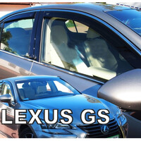 ΑΝΕΜ.SET30027 . LEXUS GS IV 250 4D 2012-2020 ΣΕΤ ΑΝΕΜΟΘΡΑΥΣΤΕΣ ΑΥΤΟΚΙΝΗΤΟΥ ΑΠΟ ΕΥΚΑΜΠΤΟ ΦΙΜΕ ΠΛΑΣΤΙΚΟ HEKO - 4 ΤΕΜ.