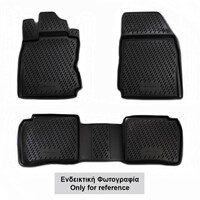 ELEMENT3D0544210K/NV . BMW X3 G01 5D 2017+ ΜΑΡΚΕ ΠΑΤΑΚΙΑ ΣΕ ΣΚΑΦΗ TPE ΛΑΣΤΙΧΟ ΣΕ ΜΑΥΡΟ ΧΡΩΜΑ NOVLINE - 4 ΤΕΜ.