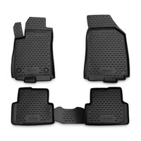 CARCRN10035HG/NV . CITROEN C4 2011-2013 ΜΑΡΚΕ ΠΑΤΑΚΙΑ ΣΕ ΣΚΑΦΗ TPE ΛΑΣΤΙΧΟ ΣΕ ΑΝΘΡΑΚΙ ΣΚΟΥΡΟ ΓΚΡΙ ΧΡΩΜΑ NOVLINE - 4 ΤΕΜ.