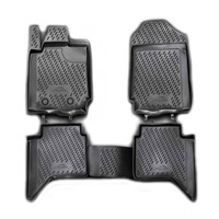 CARFRD00005KHG/NV . FORD RANGER 4D 2011+ ΜΑΡΚΕ ΠΑΤΑΚΙΑ ΣΕ ΣΚΑΦΗ TPE ΛΑΣΤΙΧΟ ΣΕ ΑΝΘΡΑΚΙ ΣΚΟΥΡΟ ΓΚΡΙ ΧΡΩΜΑ NOVLINE - 4 ΤΕΜ.