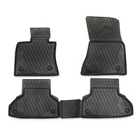 CARBMW00001G/NV . BMW X6 F16 2014-2019 ΜΑΡΚΕ ΠΑΤΑΚΙΑ ΣΕ ΣΚΑΦΗ TPE ΛΑΣΤΙΧΟ ΣΕ ΑΝΘΡΑΚΙ ΣΚΟΥΡΟ ΓΚΡΙ ΧΡΩΜΑ NOVLINE - 4 ΤΕΜ.