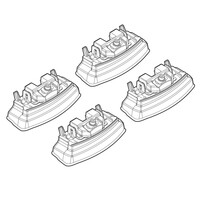 N21153 . MAZDA CX-7 06/07+ KIT ΑΚΡΑ (ΠΟΔΙΑ) ΓΙΑ ΜΠΑΡΕΣ NORDRIVE