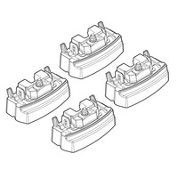 N21188 . MERCEDES CLA C117 03/15+ KIT ΑΚΡΑ (ΠΟΔΙΑ) ΓΙΑ ΜΠΑΡΕΣ NORDRIVE