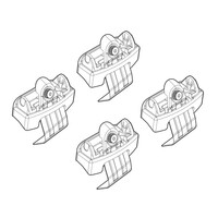 N21232 . SCODA SCALA 5D 06/19+ KIT ΑΚΡΑ (ΠΟΔΙΑ) ΓΙΑ ΜΠΑΡΕΣ NORDRIVE
