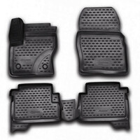 NLC.3D16.42.211KG . FORD KUGA 5D 03/2013-10/2016 ΜΑΡΚΕ ΠΑΤΑΚΙΑ ΣΕ ΣΚΑΦΗ TPE ΛΑΣΤΙΧΟ ΣΕ ΑΝΘΡΑΚΙ ΣΚΟΥΡΟ ΓΚΡΙ ΧΡΩΜΑ NOVLINE - 4 ΤΕΜ.