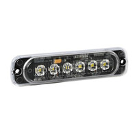 L7299.5 . ΣΤΡΟΜΠΟ ΠΟΡΤΟΚΑΛΙ LS1 12/24V ΜΕ 6 LED 19 ΧΡΗΣΕΩΝ ΑΔΙΑΒΡΟΧΟ 113x28mm 1ΤΕΜ.