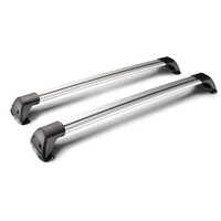 YS06W . Μπάρες Οροφής Αλουμινίου  WHISPBAR FLUSH 100cm 2τεμ. με Κλείδωμα