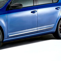 7214400/SD . SKODA OCTAVIA 3 A7 5D 2013+ ΠΡΟΣΤΑΤΕΥΤΙΚΗ ΦΑΣΑ ΠΟΡΤΑΣ ΠΛΑΣΤΙΚΟ ΧΡΩΜΙΟ 8ΤΕΜ.