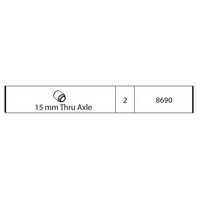 8690/MB . ΑΠΟΣΤΑΤΗΣ ΨΑΛΙΔΙΟΥ 15mm ΓΙΑ ΒΑΣΗ ΠΟΔΗΛΑΤΟΥ ΟΡΟΦΗΣ ΑΛΟΥΜΙΝΙΟΥ PRO TOUR (8610/MB)