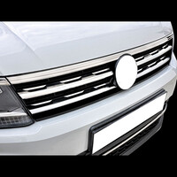 7647180/SD . VW TIGUAN 5D 2016+ ΔΙΑΚΟΣΜΗΤΙΚΕΣ ΓΡΥΛΛΙΕΣ ΜΑΣΚΑΣ ΕΜΠΡΟΣ ΧΡΩΜΙΟΥ - 2 ΤΕΜ.