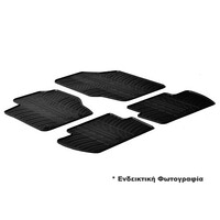 L2455.3 . HONDA HR-V 09/2015-10/2021 ΜΑΡΚΕ ΠΑΤΑΚΙΑ SUMISURA ΛΑΣΤΙΧΟ ΣΕ ΜΑΥΡΟ ΧΡΩΜΑ ME ΚΟΥΜΠΩΜΑΤΑ LAMPA - 4 ΤΕΜ.