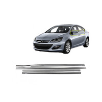 6819060/SD . OPEL ASTRA J 4D 2012+ TRIM ΜΑΡΚΕ ΠΑΡΑΘΥΡΩΝ ΑΥΤΟΚΟΛΛΗΤΑ ΧΡΩΜΙΟΥ 4ΤΕΜ.
