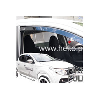 ΑΝΕΜ.15178 . FIAT FULLBACK 4D 2016-2021 ΖΕΥΓΑΡΙ ΑΝΕΜΟΘΡΑΥΣΤΕΣ ΑΠΟ ΕΥΚΑΜΠΤΟ ΦΙΜΕ ΠΛΑΣΤΙΚΟ HEKO - 2 ΤΕΜ.