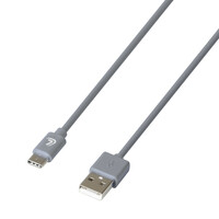 L3881.6/T . ΚΑΛΩΔΙΟ ΦΟΡΤΙΣΗΣ ΚΑΙ ΣΥΓΧΡΟΝΙΣΜΟΥ USB TYPE-C 200cm ΓΚΡΙ ESSENTIALS LAMPA - 1 ΤΕΜ.
