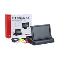 02484/AM . ΟΘΟΝΗ TFT LCD ΑΝΑΔΙΠΛΟΥΜΕΝΗ ΑΥΤΟΚΙΝΗΤΟΥ 4,3" - 12V
