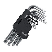 L6600.4 . TORX ΚΛΕΙΔΙΑ 9 ΤΕΜΑΧΙΩΝ (T10/15/20/25/27/30/40/45/50)  ΧΡΩΜΙΟ-ΒΑΝΑΔΙΟ (CRV)