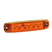 L9700.9 . ΦΩΣ ΟΓΚΟΥ 6LED ΠΟΡΤΟΚΑΛΙ 12/24V 96mm ΑΔΙΑΒΡΟΧΟ 1ΤΕΜ.
