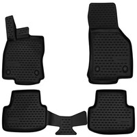 NLC.3D.04.20.210K/NV . AUDI A3 8V HTB 2012-2016 / 2016-2020 ΜΑΡΚΕ ΠΑΤΑΚΙΑ ΣΕ ΣΚΑΦΗ TPE ΛΑΣΤΙΧΟ ΣΕ ΜΑΥΡΟ ΧΡΩΜΑ NOVLINE - 4 ΤΕΜ.