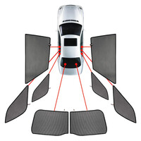 PVC.MB-GLE-5-B . MERCEDES GLE W167 5D 2019+  ΚΟΥΡΤΙΝΑΚΙΑ ΜΑΡΚΕ CAR SHADES - 8 ΤΕΜ.