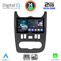 DIGITAL IQ RTG 4101BL_CPA (9inc) MULTIMEDIA TABLET for DACIA DUSTER – LOGAN – SANDERO mod. 2006-2012 (BLACK)