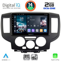 DIGITAL IQ RTG 4458BL_CPA (9inc) MULTIMEDIA TABLET for NISSAN NV 200 mod. 2009> (BLACK)