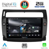DIGITAL IQ RSB 1084BL_CPA (9inc) MULTIMEDIA TABLET for CITROEN C4  mod. 2004-2011 (BLACK)