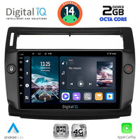 DIGITAL IQ RTG 4084BL_CPA (9inc) MULTIMEDIA TABLET for CITROEN C4  mod. 2004-2011 (BLACK)