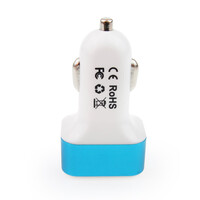 01028/AM . ΦΟΡΤΙΣΤΗΣ ΑΝΑΠΤΗΡΑ ΜΕ 2 ΘΥΡΕΣ USB 12/24V 3000mA (1Α, 2Α) ΚΑΙ ΕΝΔΕΙΞΗ ΚΑΤΑΝΑΛΩΣΗΣ ΚΑΙ ΒΟΛΤΟΜΕΤΡΟ AMiO - 1 ΤΕΜ.