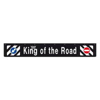 L1426.3 . ΛΑΣΠΩΤΗΡΑΣ ΦΟΡΤΗΓΟΥ 3D KING OF THE ROAD ΜΑΥΡΟΣ 240x35cm ΜΕ ΕΝΔΕΙΞΗ ΠΡΟΣΠΕΡΑΣΗΣ 1ΤΕΜ.